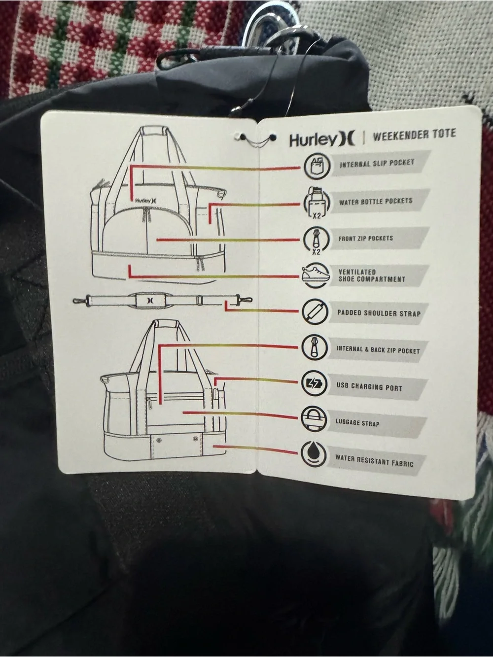 Hurley Weekender bag